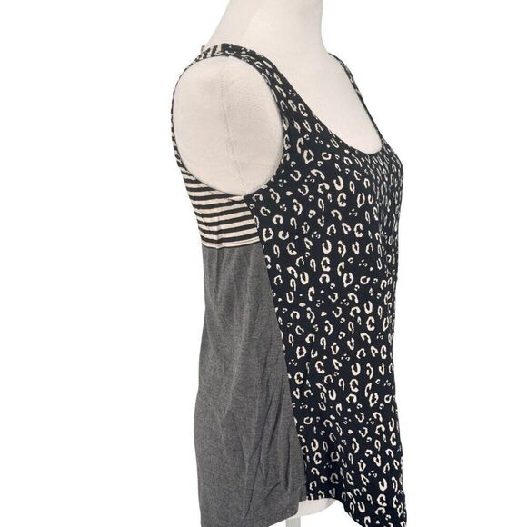 Anthropologie Dolan Multi-Print Scoopneck Tank-Top XS EUC Boho Chic Summer Vibes - Picture 2 of 8
